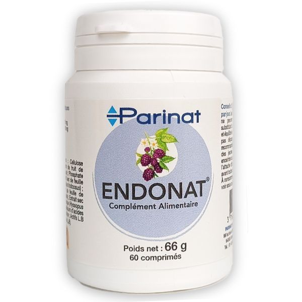 Parinat Endonat - 60 Comprimés à Base De Caroube, Aide à La Digestion, Date De Péremption 12/2025