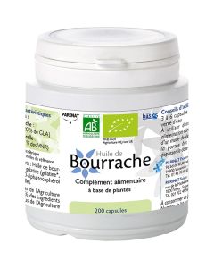 Suppléments alimentaires - Huile de bourrache bio