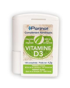 Compléments alimentaires - Vitamine D3 végétale 400UI